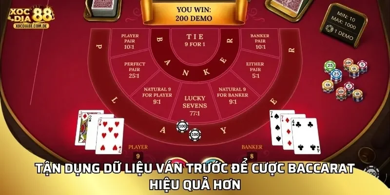 Tận dụng dữ liệu ván trước để cược baccarat hiệu quả hơn